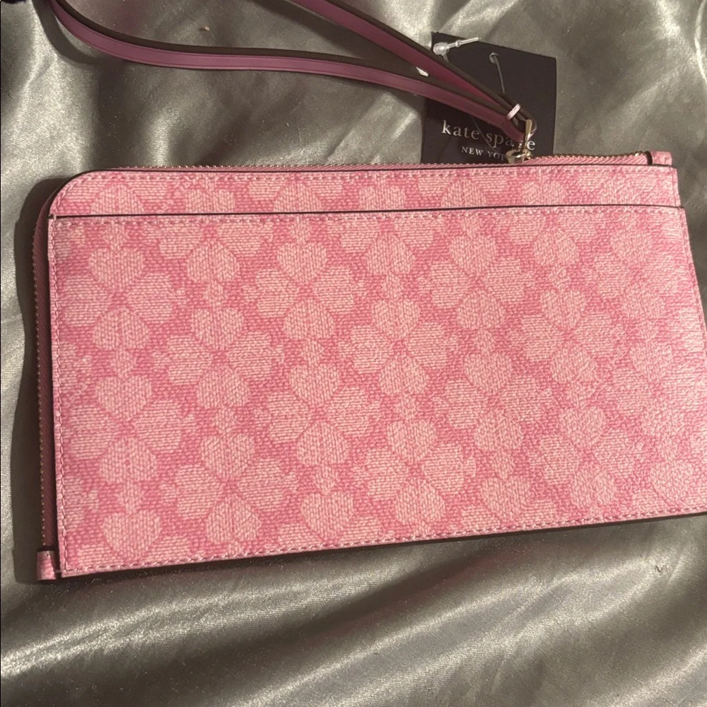 Kate Spade Floral Pink Wristlet